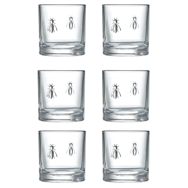 Bee Whiskey Glasses